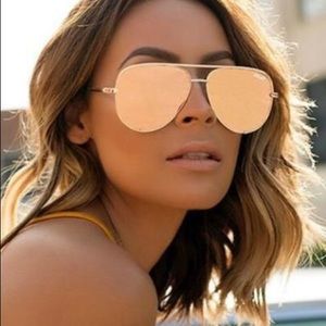 Quay Australia x Desi Perkins Gold Aviators
